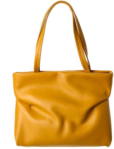 chloe judy|chloe judy leather tote.